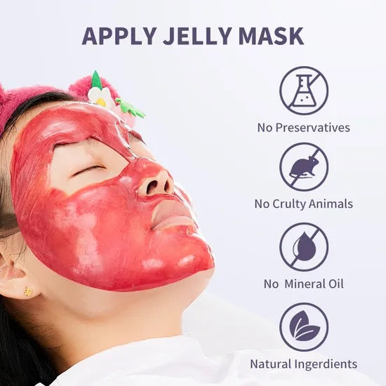 Dewy Syulli Rose Powder Jelly Mask